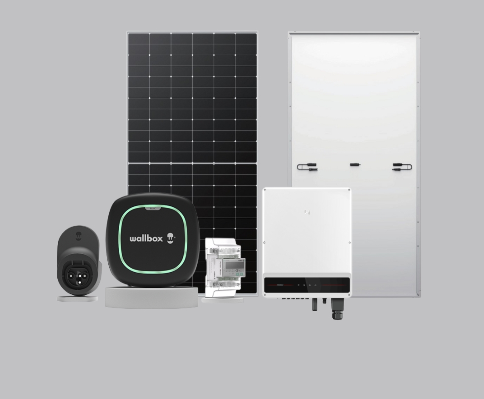 Solar panels with battery storage for long-term energy use