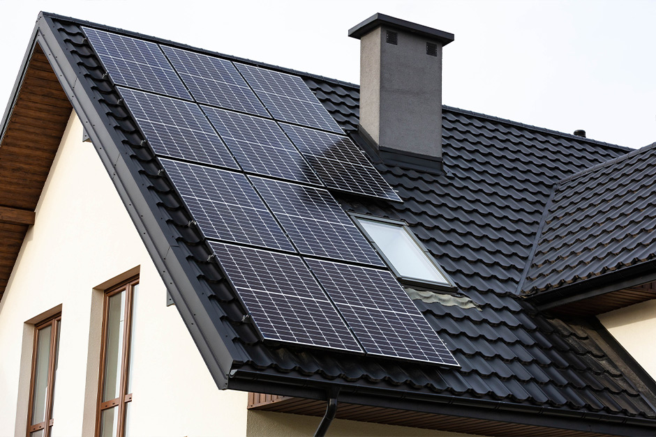 Solar power reducing electricity costs for families